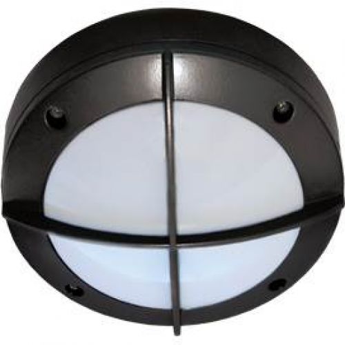 Светильник накладной B4143S, GX53, круг, с решеткой, цвет черный, арт. FB53CSECS, IP65, Ecola