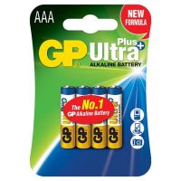Батарейка GP Ultra Plus 24AUP LR03/286, AAA/LR03, уп/4 шт