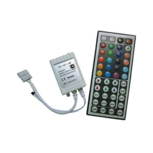 Контроллер для ленты RGB 6А 72W 12V, инфракрасный, с большим пультом, арт. CRL072ESB, Ecola