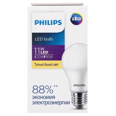 Лампа светодиодная Philips EcoHome LEDbulb 11W E27 3000K A60 груша 9290022995/8719514272767