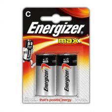 Батарейка Energizer MAX E93 C/LR14, уп/2 шт, цена за упаковку