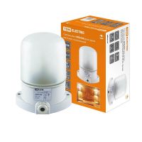 Светильник для бани/сауны НПБ400 настенно потолочный белый 60Вт IP54 SQ0303 0048 TDM Electric