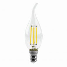 Лампа светодиодная LE SVD LEDF 6W 3K E14 3000К свеча на ветру филаментная LE010512-0008 LEEK