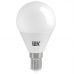 Лампа светодиодная IEK G45 шар 7Вт 3000К E14 230В 630Лм LLE-G45-7-230-30-E14