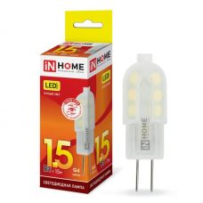 Лампа светодиодная IN HOME LED JC VC G4 12V 1.5W 3000K 95Лм 4690612019772