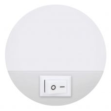 Ночник светодиодный NLE 07 LW белый с выключателем, 230В, IN HOME