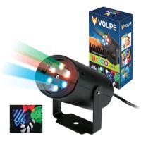 Светодиодный светильник проектор ULI Q306 4W/RGB BLACK SNOWFLAKE/Рождество