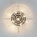 Хрустальная люстра с двойным вариантом крепления 10105/9 хром/прозрачный хрусталь Strotskis, Eurosvet