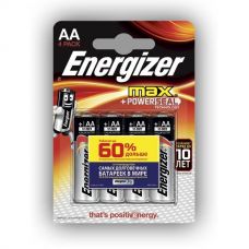 Батарейка Energizer MAX E91 AA/LR6, уп/4 шт, цена за упаковку