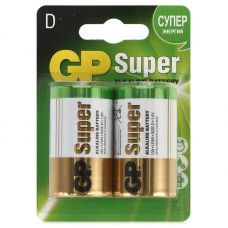 Батарейка GP Super D/LR20, уп/2 шт