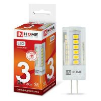 Лампа светодиодная IN HOME LED-JC-VC G4 12V 3W 6500K 270Лм 4690612019802