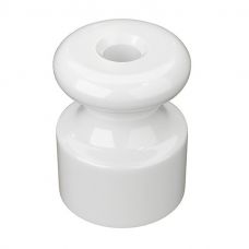 Изолятор фарфоровый для ретро провода, белый, арт. GE70025 01, МезонинЪ