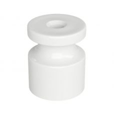 Изолятор пластиковый для ретро провода, белый, уп/10 шт, арт. GE30025 01 R10, МезонинЪ