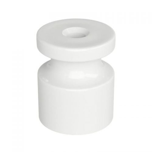 Изолятор пластиковый для ретро провода, белый, уп/10 шт, арт. GE30025 01 R10, МезонинЪ