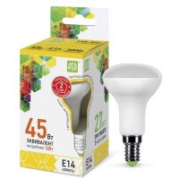 Лампа светодиодная LED R50 econom, 5 Вт, 3000 К, E14, 400 лм, матовая, 230 В, ASD