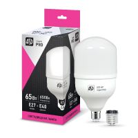 Лампа светодиодная LED HP PRO 65Вт E27 с адаптером E40 6500К 5850Лм 4690612012094 ASD