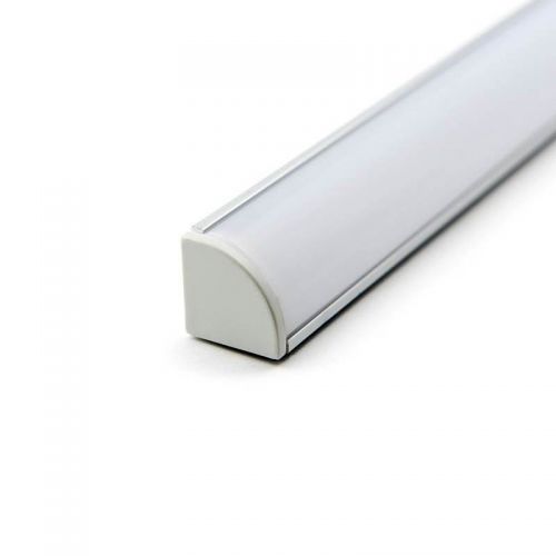 Профиль алюминиевый BEST 1616 для светодиодной ленты, угловой, накладной, комплект, SWGroup