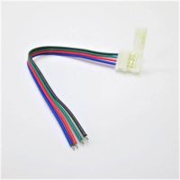 Коннектор для ленты RGB (ширина 10 мм) зажим провод 4 х конт. SMD5050 RGB Ecola