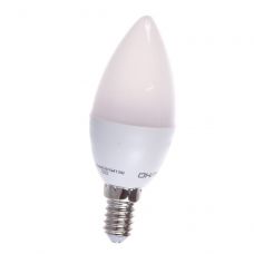 Лампа светодиодная ОНЛАЙТ свеча E14 C37 8Вт 2700К 560Лм, арт. 71632 OLL-C37