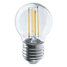 Лампа светодиодная ОНЛАЙТ шар прозрачный E27 G45 12Вт 4000К 1200Лм, код OLL-F-G45-12-230-4K-E27