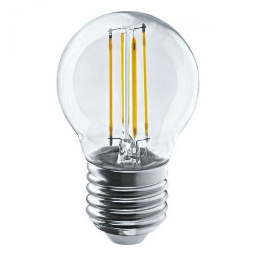 Лампа светодиодная ОНЛАЙТ шар прозрачный E27 G45 10Вт 4000К 1000Лм, код OLL F G45 10 230 4K E27