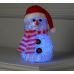Игрушка Снеговик из акрила, размеры 11х13 см, (LR44*3 шт. в компл.), 1 LED, RGB, БЕЛЫЙ, 2315181