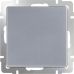 Выключатель одноклавишный (серебряный) W1110006