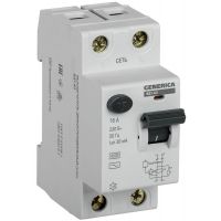 Выключатель дифференциального тока (УЗО) 2п 16А 30мА тип AC ВД1-63 GENERICA IEK