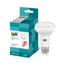 Лампа светодиодная IEK R63 230В 8Вт E27 4000К, арт. LLE-R63-8-230-40-E27