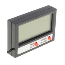 Термометр электронный комнатно уличный с часами REXANT, арт. 70 0505