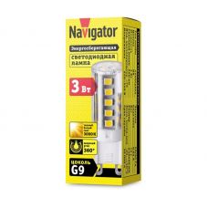 Лампа светодиодная Navigator 230В 3Вт G9, код 71993