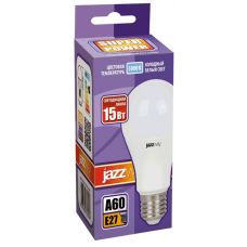 Лампа светодиодная JazzWay PLED-SP A60 15W E27 5000K груша 2853035