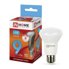 Лампа светодиодная IN HOME LED-R63-VC 9W Е27 4000К грибок 720Лм 4690612024325