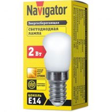Лампа светодиодная Navigator NLL-T26 (Пигми) Е14 230V 2W 2700K код 71354