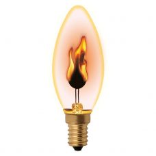 Лампа декоративная IL-N-C35-3/RED-FLAME/E14/CL эффект пламени, UL-00002981, Uniel