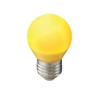 Лампа LED шар 5 Вт, G45, E27, желтый, матовый, 77x45, арт. K7CY50ELB, Ecola