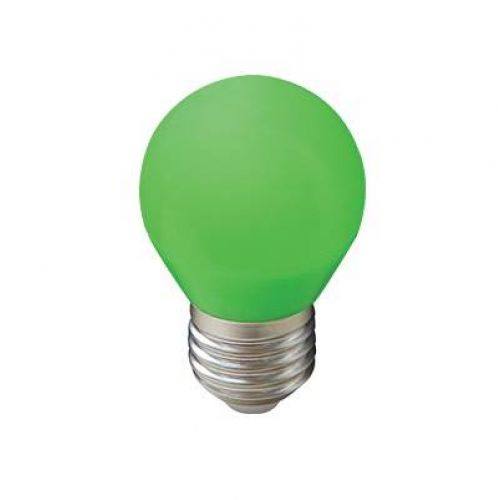 Лампа LED шар 5 Вт, G45, E27, зеленый, матовый, 77x45, арт. K7CG50ELB, Ecola