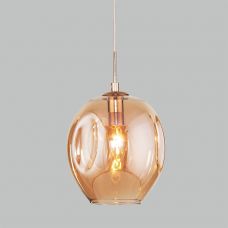 Подвесной светильник со стеклянным плафоном Eurosvet Mill 50195/1 золото