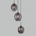 Подвесной светильник со стеклянными плафонами Eurosvet Mill 50195/3 черный жемчуг