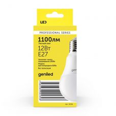 Лампа светодиодная Geniled E27 A60 12Вт 2700К 1100Лм, арт. 01301