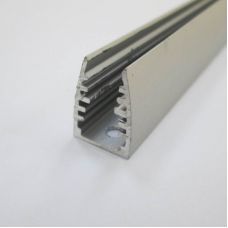Профиль алюминиевый LC LPG 1318 2 для светодиодной ленты, для стекла, накладной, Ledcraft