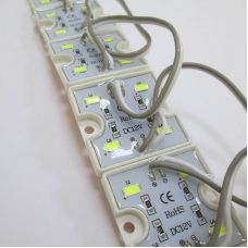Модуль светодиодный 4 LED, SMD 5630, 6500 К, IP65, 0,8 Вт, 12 В, квадратной формы, белый холодный