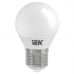 Лампа светодиодная IEK G45 шар 7Вт 3000К E27 230В 630Лм LLE-G45-7-230-30-E27