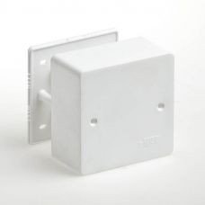 Коробка универсальная 85х85х42 мм, для кабель канала, белый, Tyco, арт. 65015, RUVinil