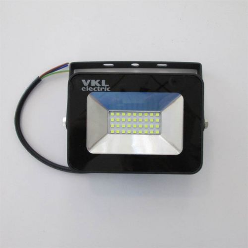 Прожектор VLF4 20 6500 mini B, 20 Вт, 6500 К, IP65, черный, 9992100, VKL electric